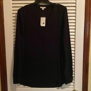 NWT - Pleione V-Neck Top- Black Size XL